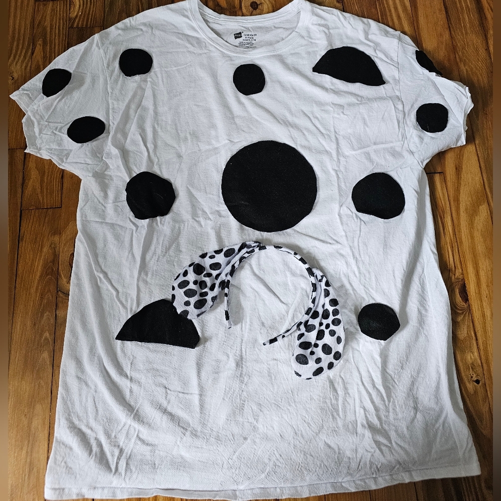 Handmade Dalmation T Shirt Costume